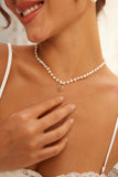 18K Natural Strawberry Crystal Pearl Necklace