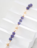 18K Natural Pearl Purple Lithium Brilliance Bracelet