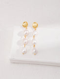 18K Alien Baroque Pearl Earrings