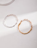 18K Minimalist pearl bracelet